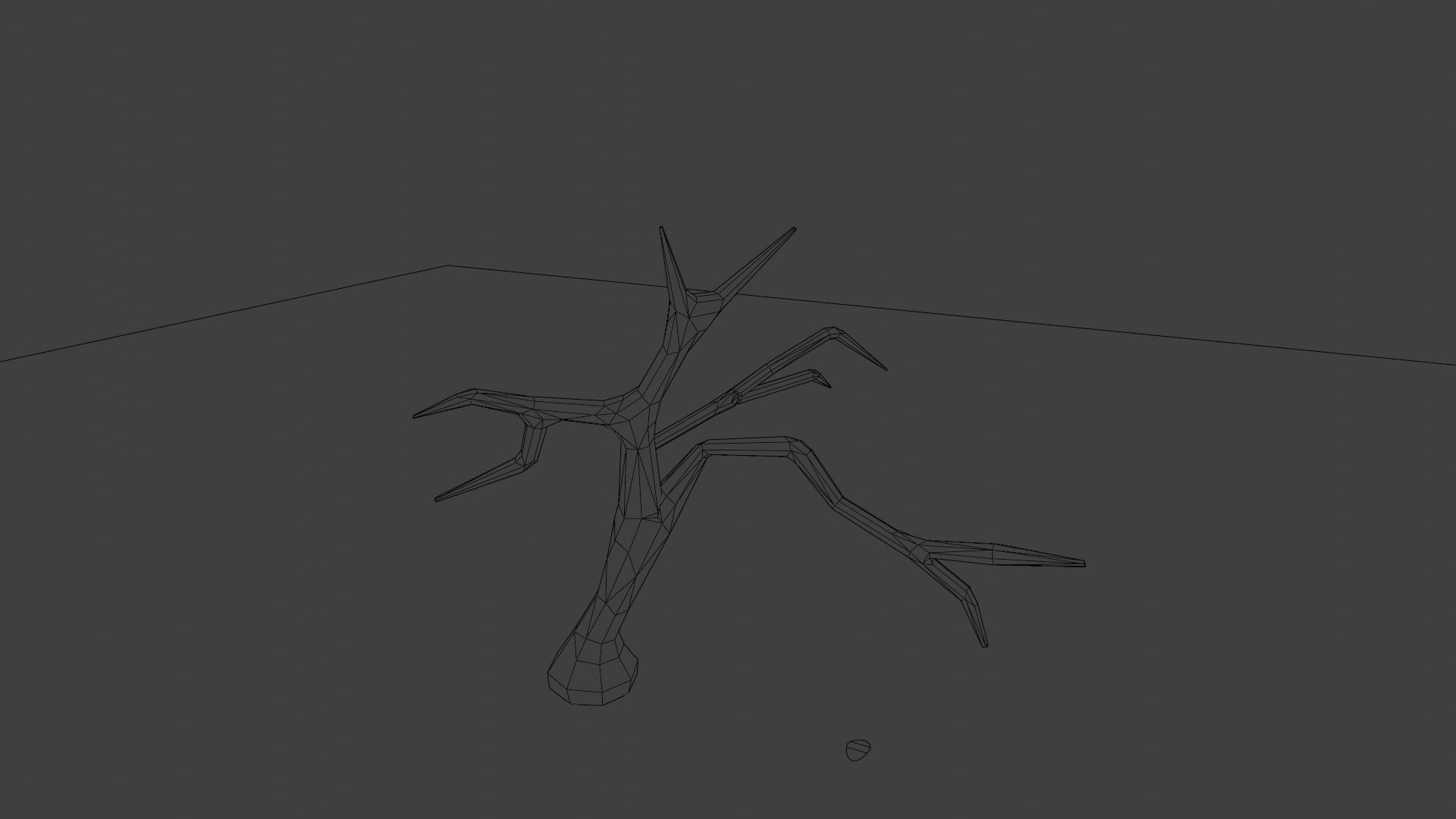 Free Tree lowpoly for eviroment Free 3D model_8