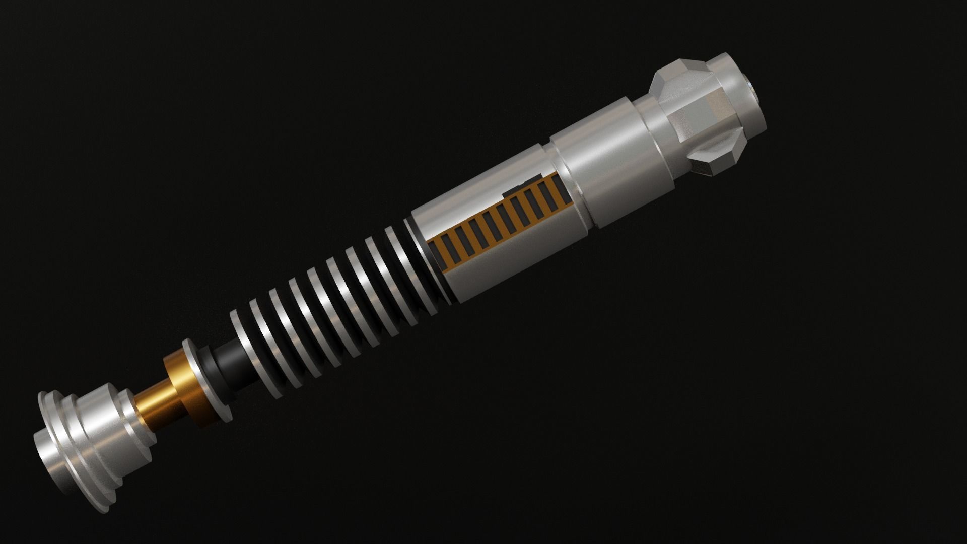 Luke Skywalkers Lightsaber From Episode 6  3D model_3
