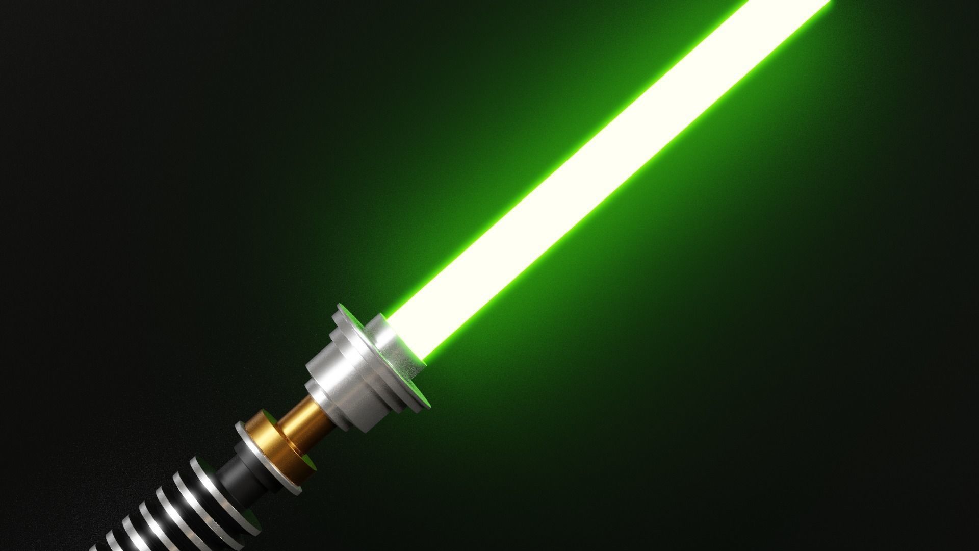 Luke Skywalkers Lightsaber From Episode 6  3D model_4