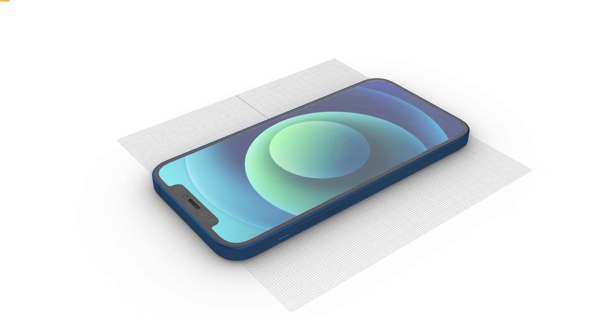 Apple iphone 12 mobile phone 3D model 3D model 3D model 3D model_21