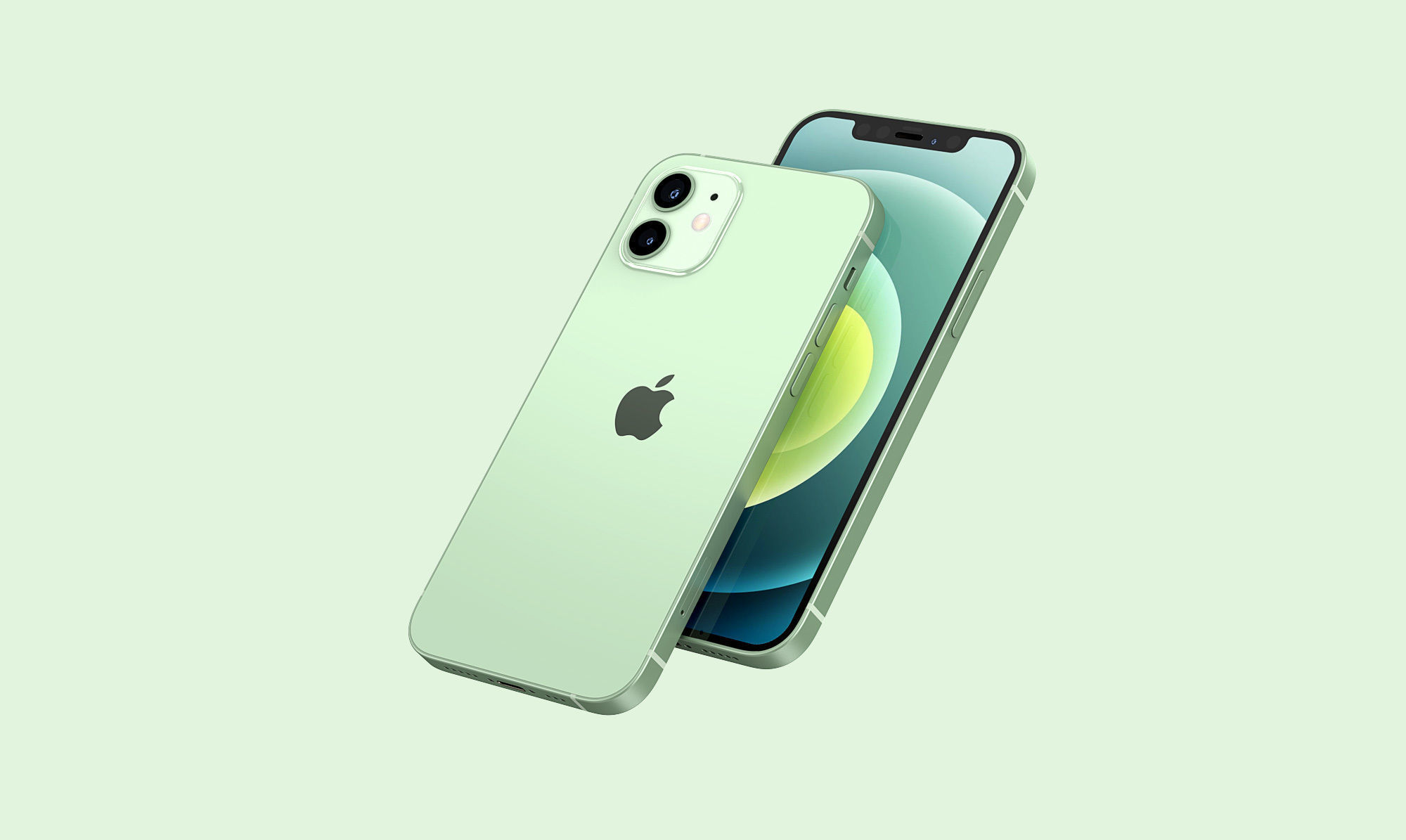 Apple iphone 12 mobile phone 3D model 3D model 3D model 3D model_3