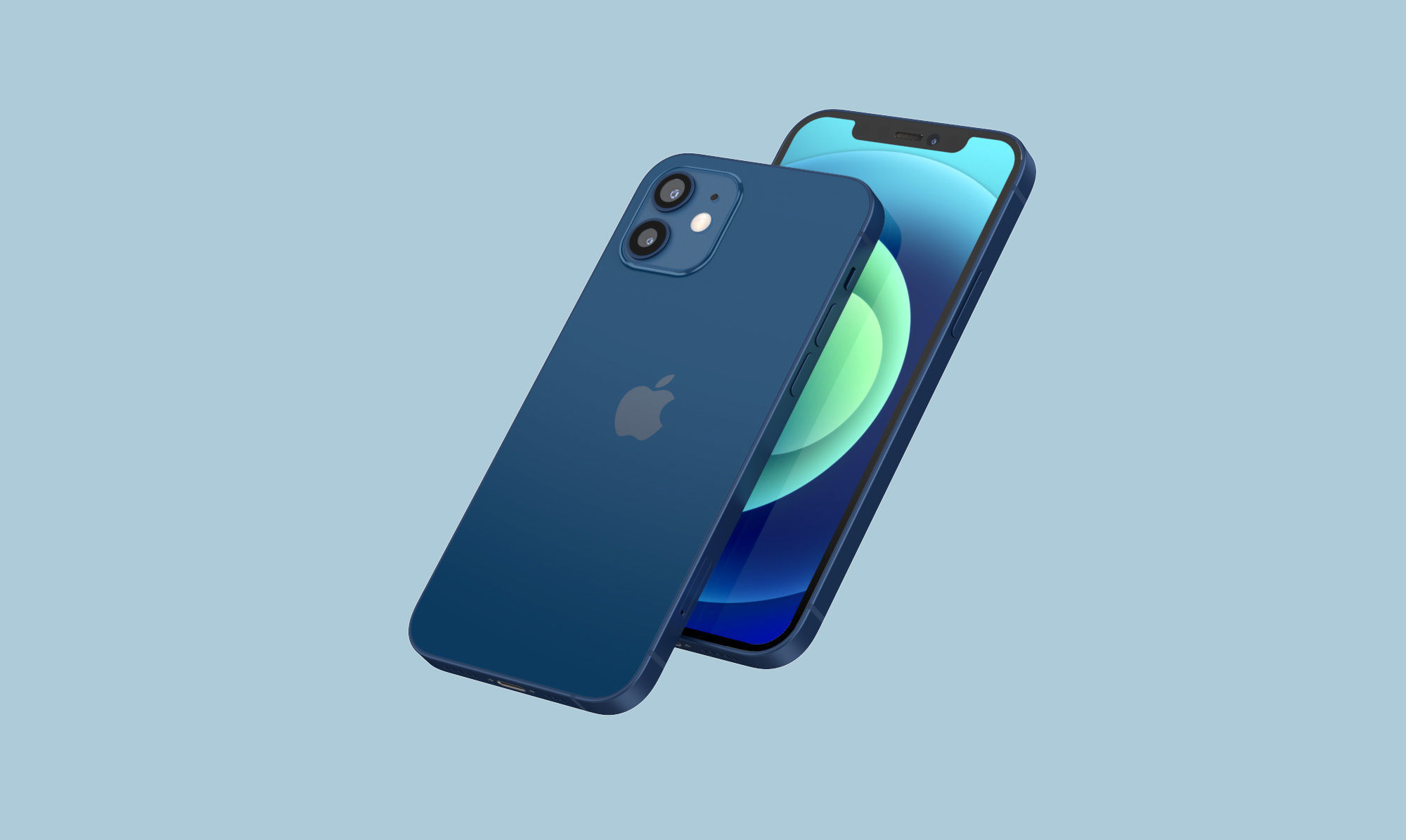 Apple iphone 12 mobile phone 3D model 3D model 3D model 3D model_2