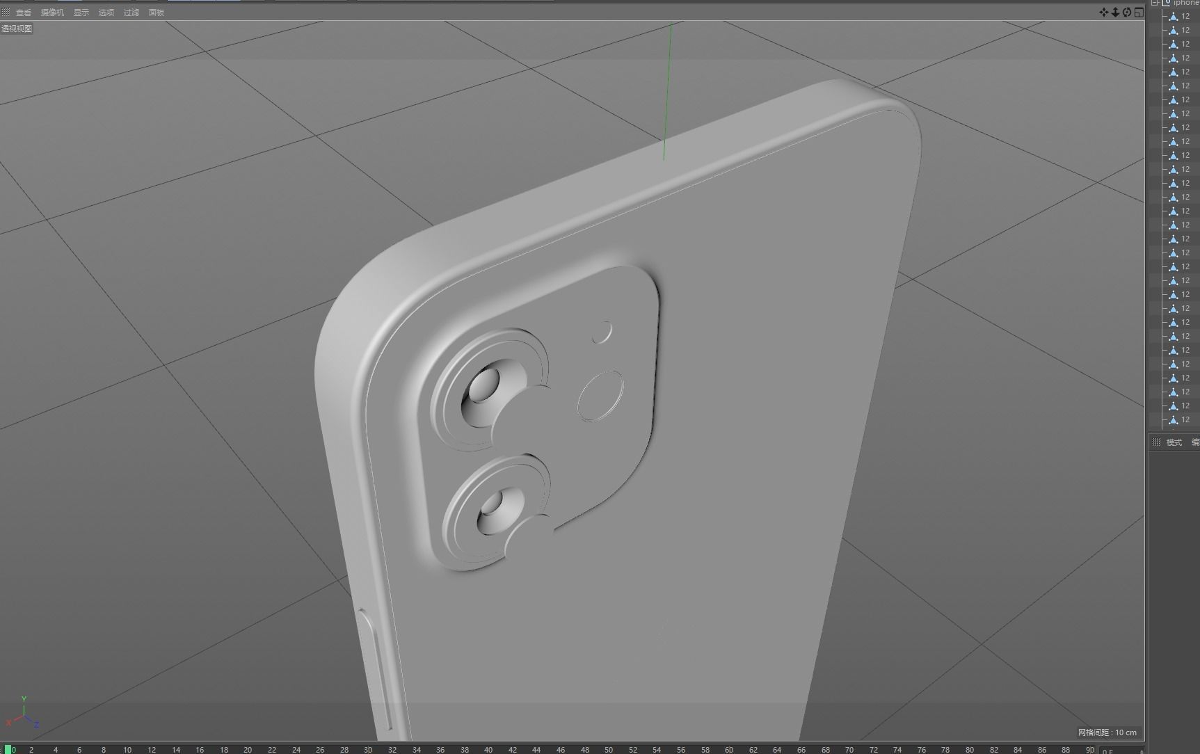 Apple iphone 12 mobile phone 3D model 3D model 3D model 3D model_29