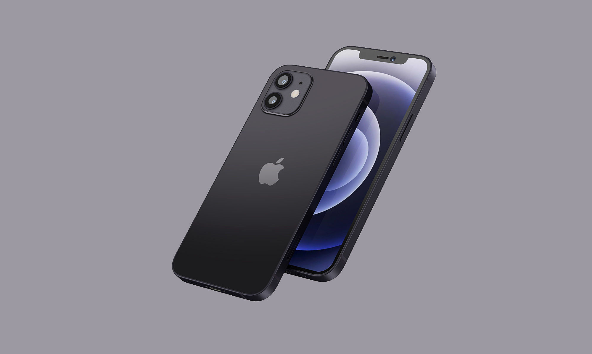 Apple iphone 12 mobile phone 3D model 3D model 3D model 3D model_4