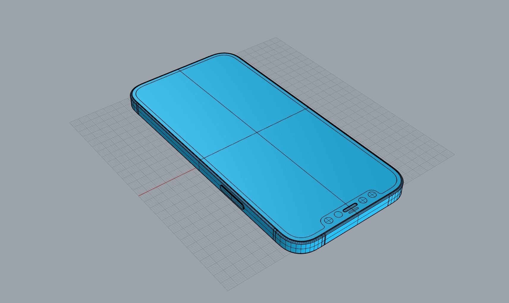 Apple iphone 12 mobile phone 3D model 3D model 3D model 3D model_25