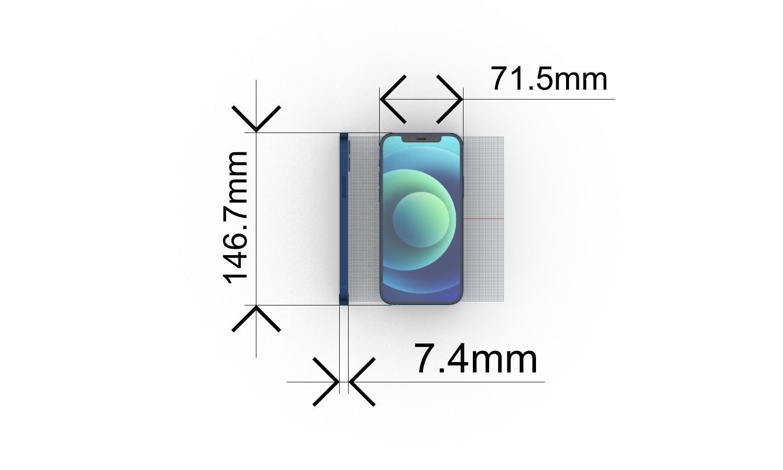 Apple iphone 12 mobile phone 3D model 3D model 3D model 3D model_18