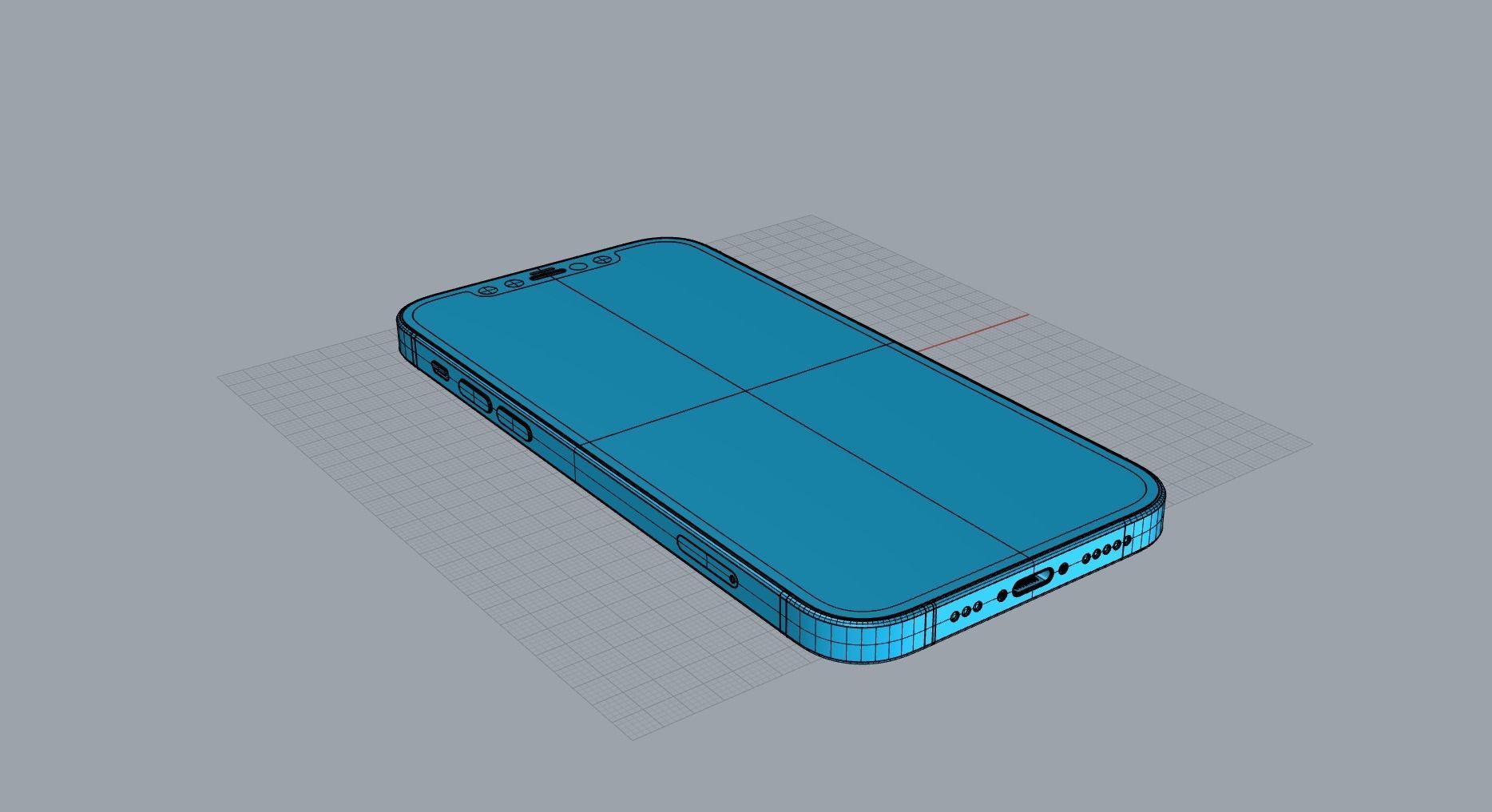 Apple iphone 12 mobile phone 3D model 3D model 3D model 3D model_24