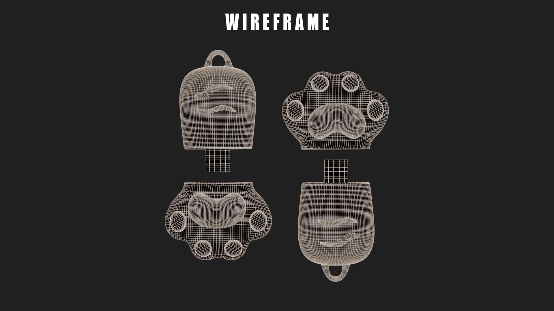Cute USB Flash Memory Drive 3D model_2