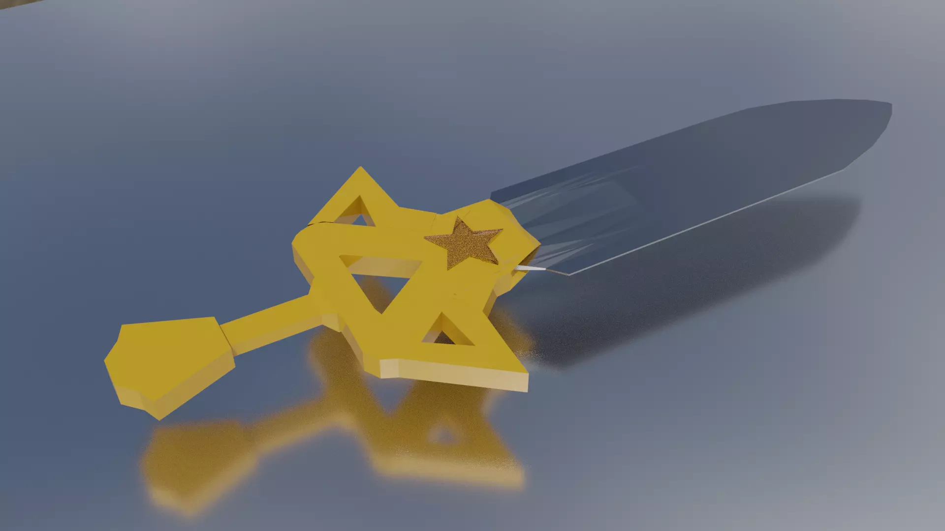 Sword from legend of zelda Free low-poly 3D model
