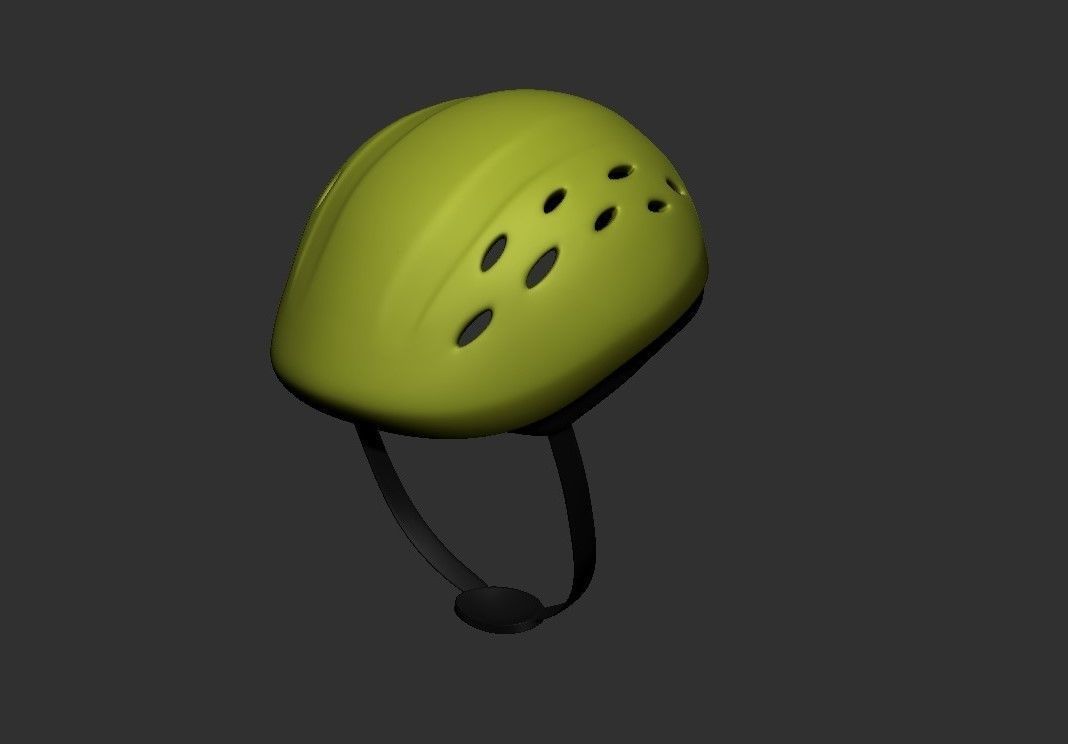 CARTOON CYCLING HELMET 3D print model_2