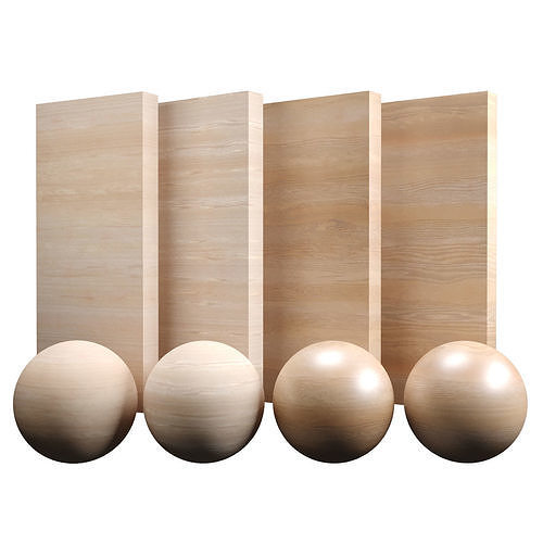 Fine Ash Wood Varnished Texture PBR Vray Corona Blender Texture