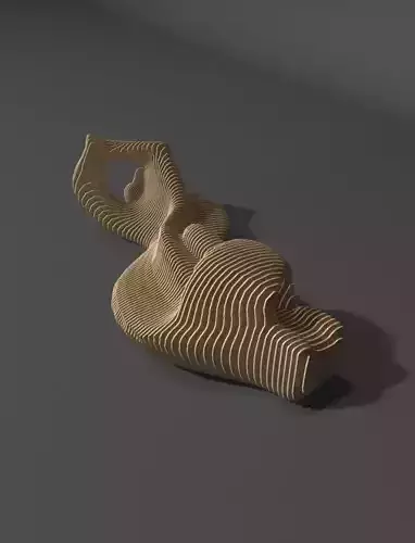Parametric long bench