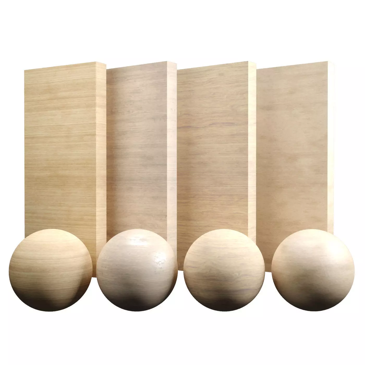 Fine Japanese Elm Wood Varnished Texture PBR Vray Corona Blender Texture_0