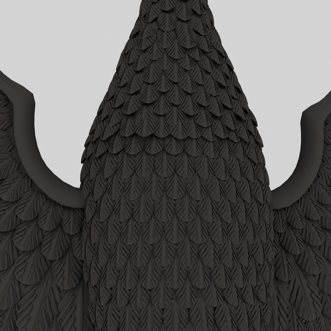 bird of Khumo 3D model_2