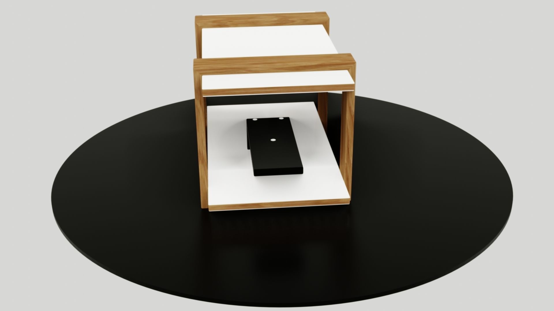 table side Low-poly 3D model_46
