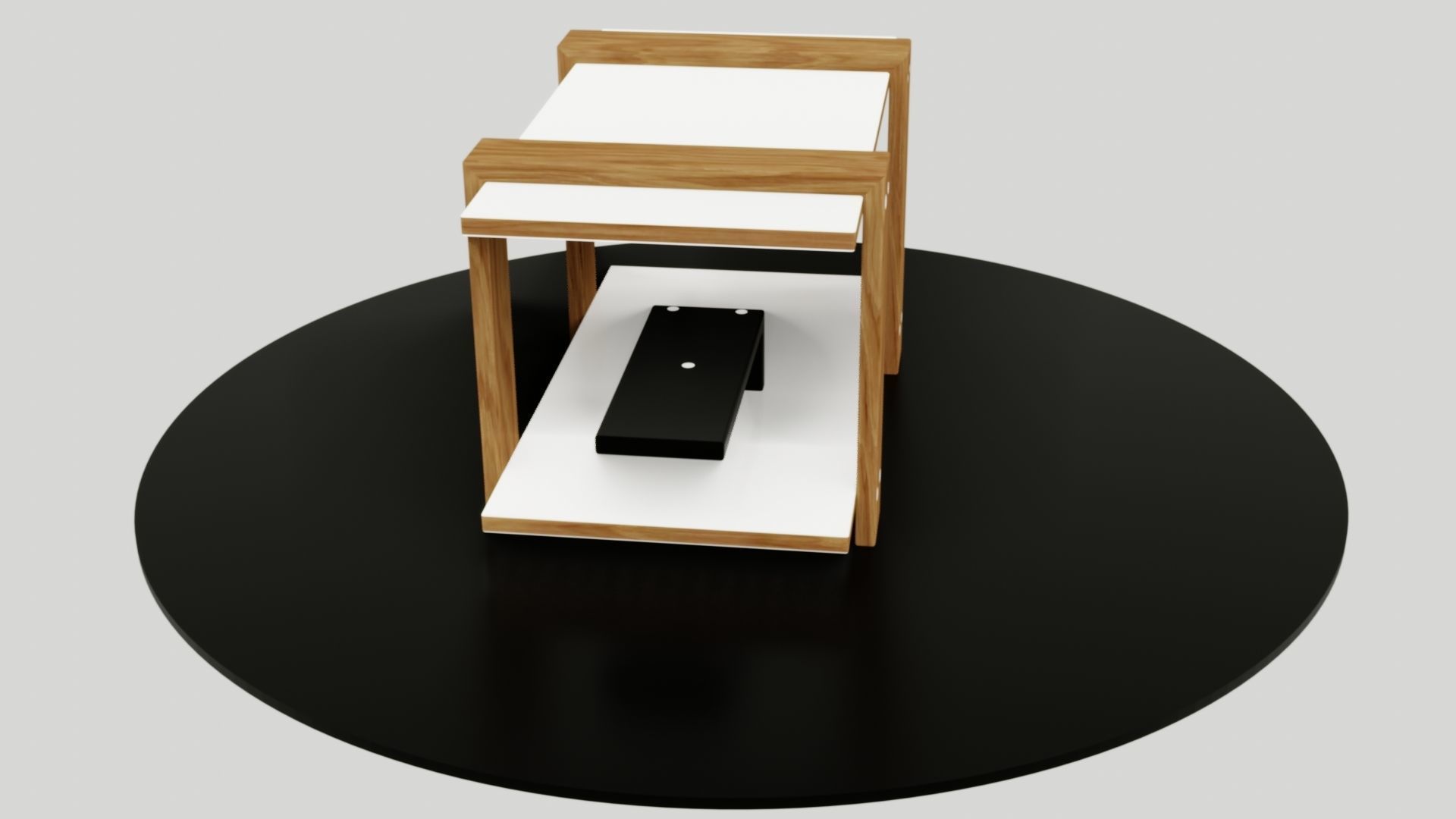 table side Low-poly 3D model_48