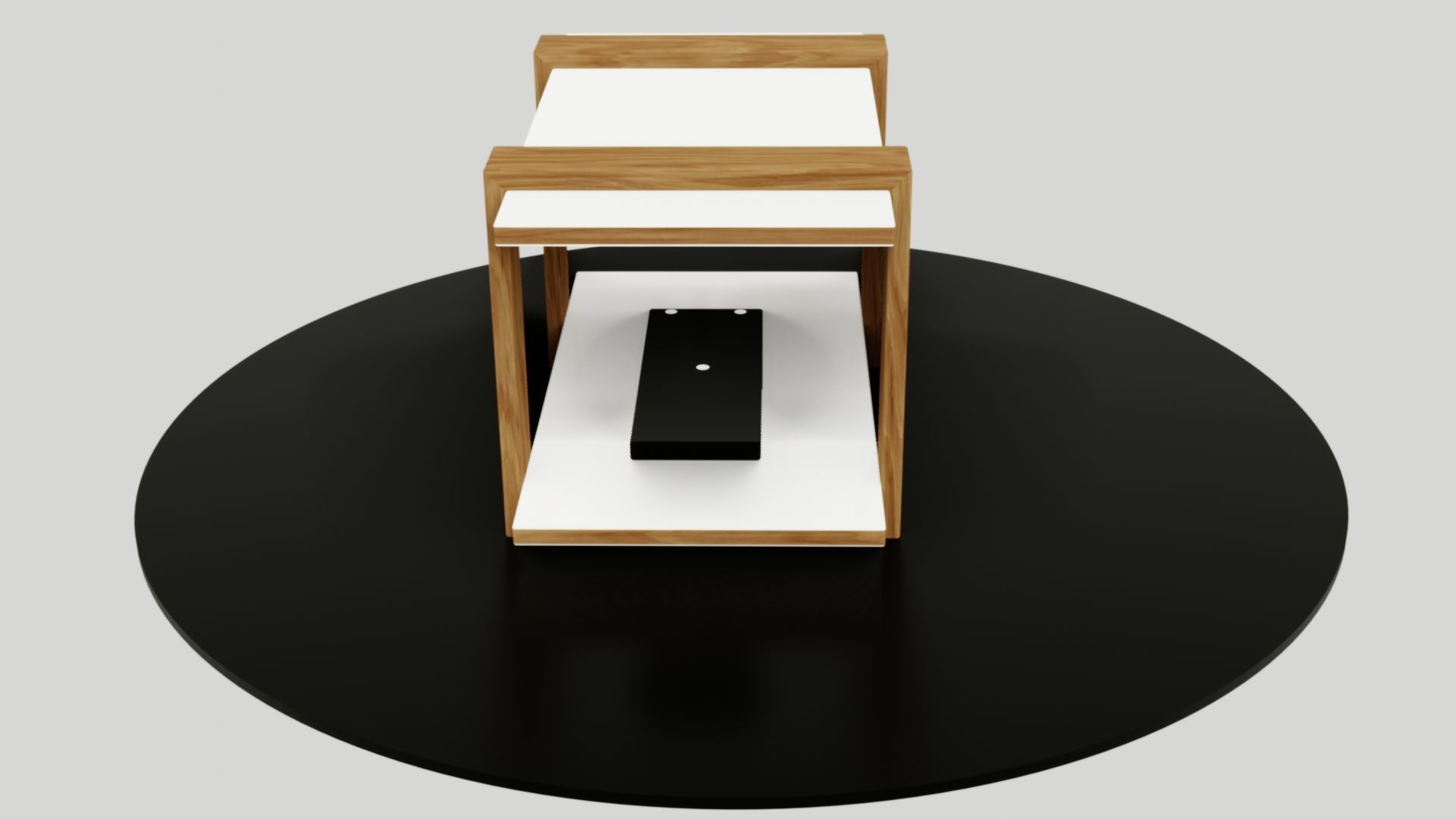 table side Low-poly 3D model_47