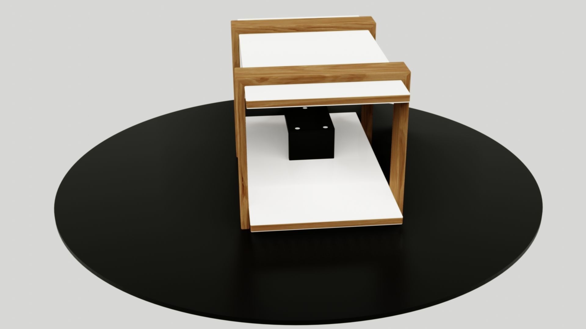 table side Low-poly 3D model_18