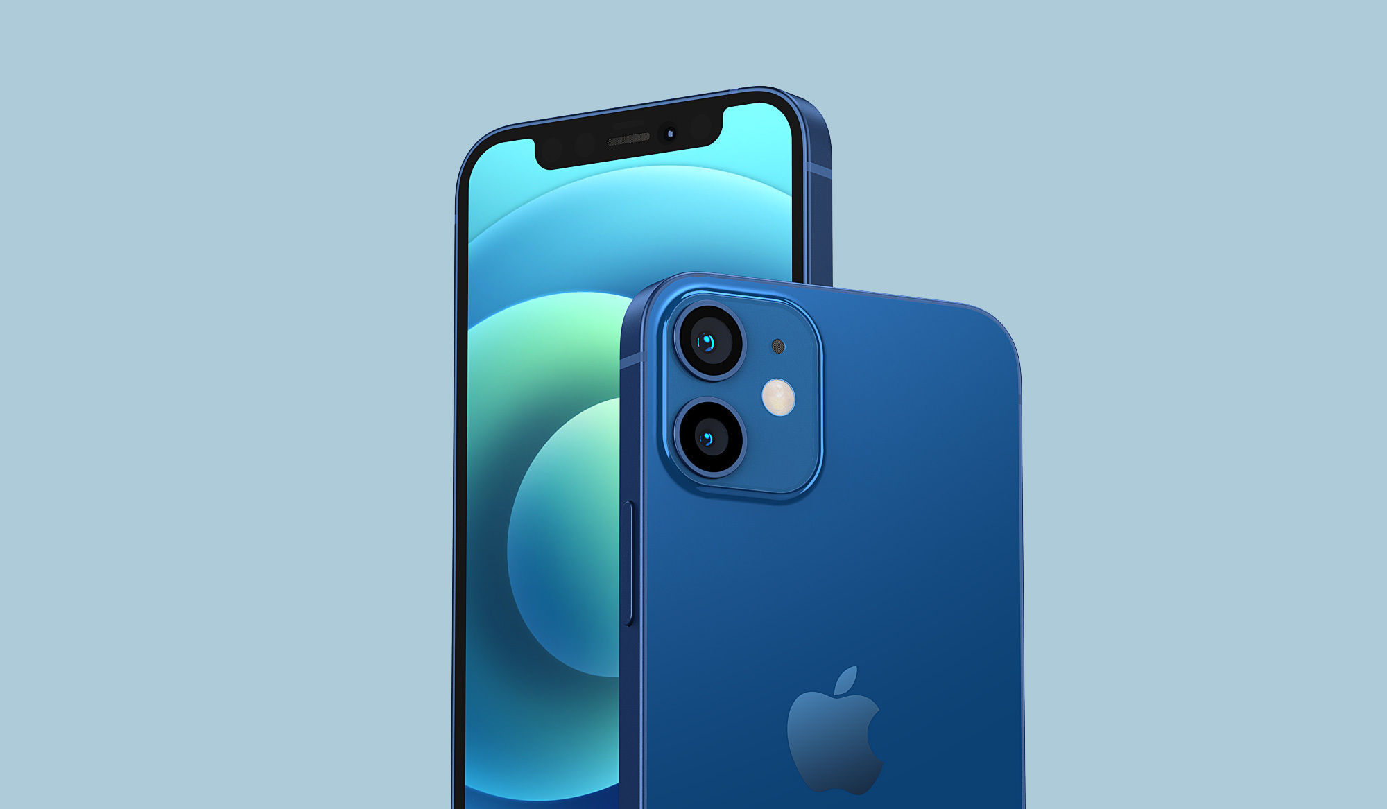 Apple iphone 12mini mobile phone 3D model 3D model 3D model 3D model_1