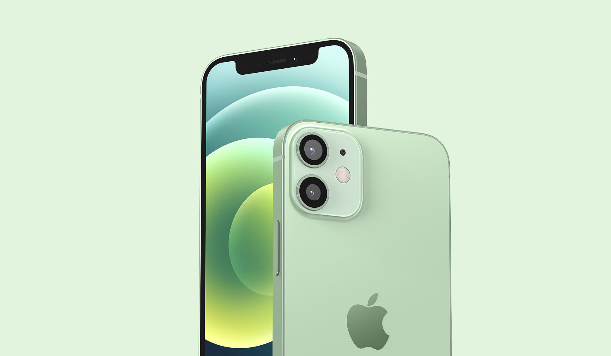 Apple iphone 12mini mobile phone 3D model 3D model 3D model 3D model_4