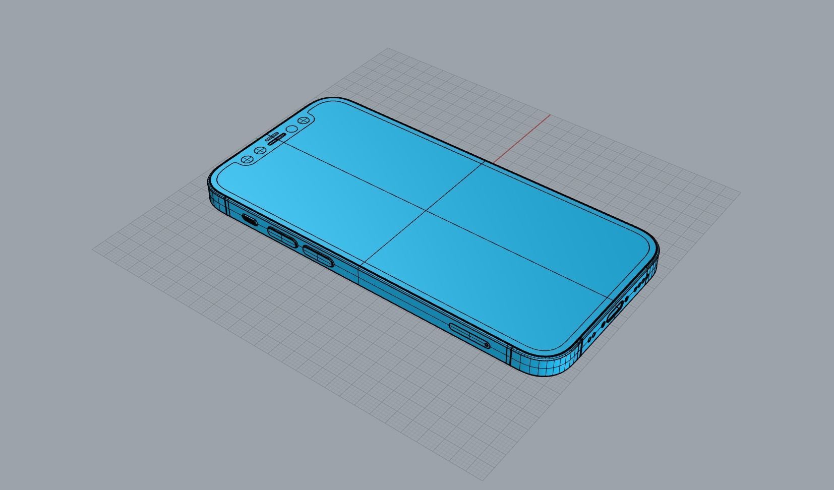 Apple iphone 12mini mobile phone 3D model 3D model 3D model 3D model_18