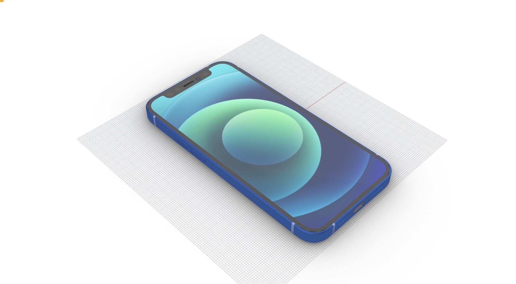 Apple iphone 12mini mobile phone 3D model 3D model 3D model 3D model_23