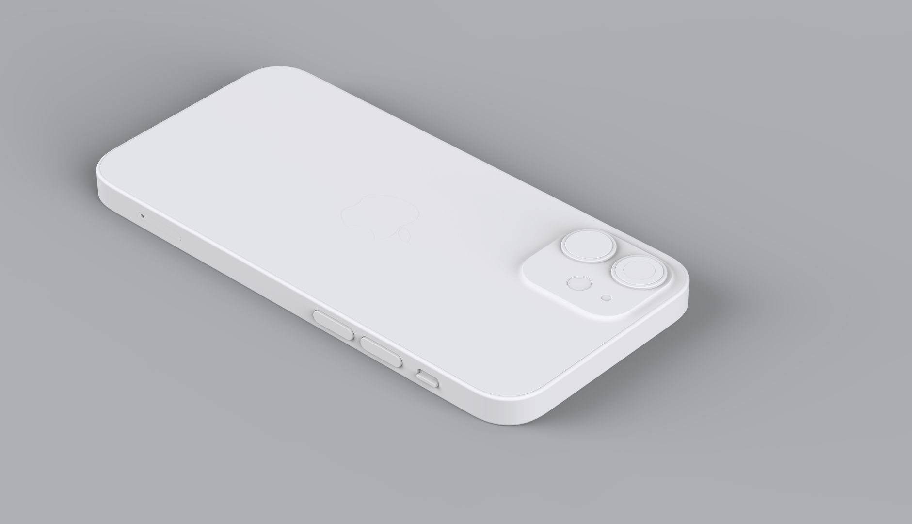 Apple iphone 12mini mobile phone 3D model 3D model 3D model 3D model_14