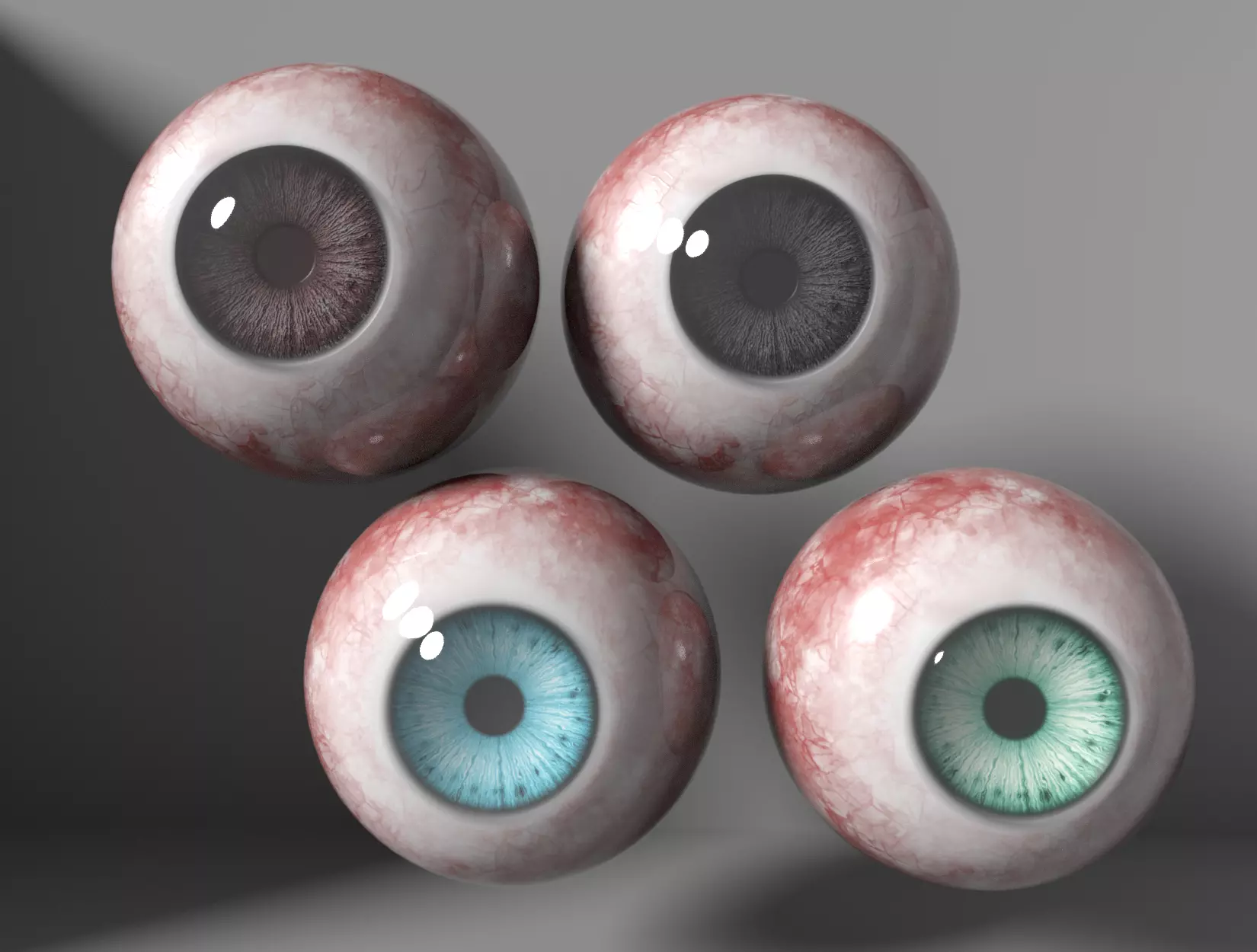 EYES MULTICOLOR 3D model_0