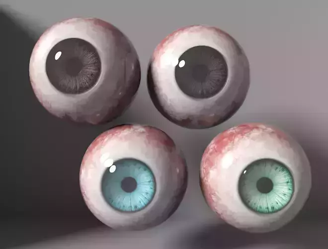 EYES MULTICOLOR 3D model