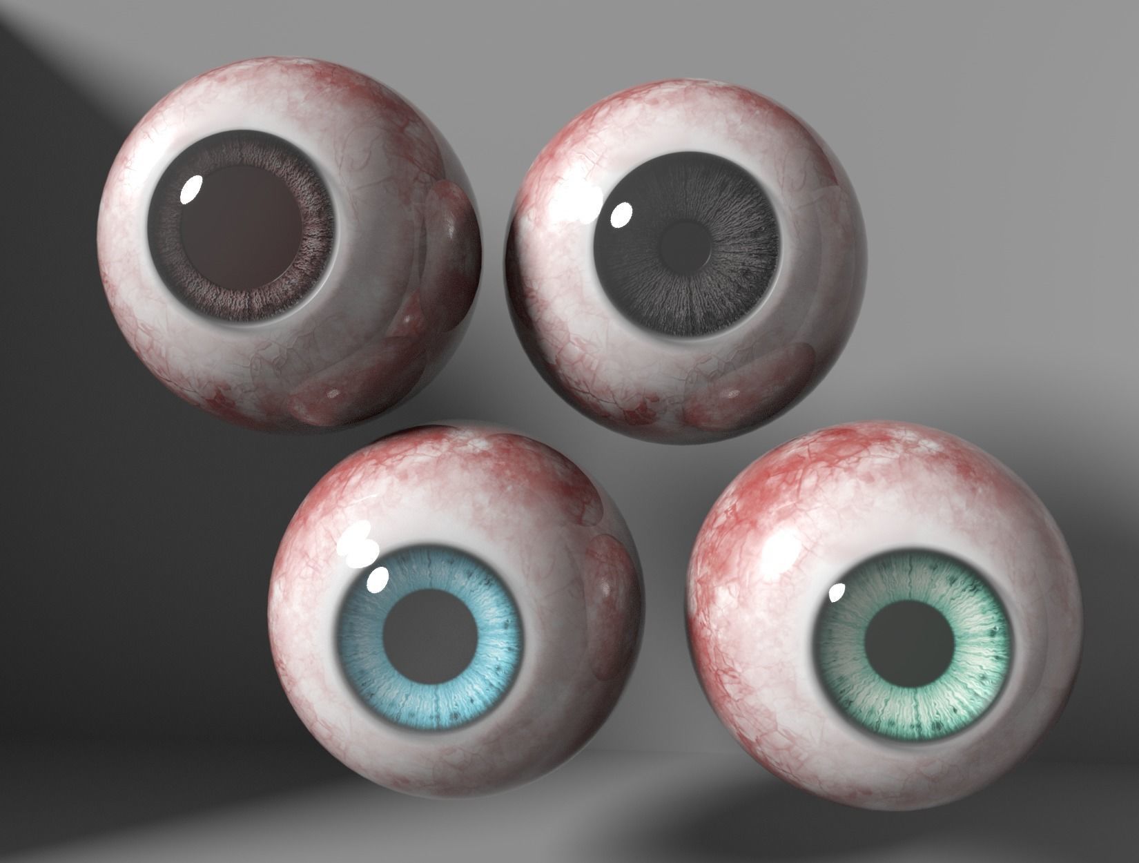 EYES MULTICOLOR 3D model_1