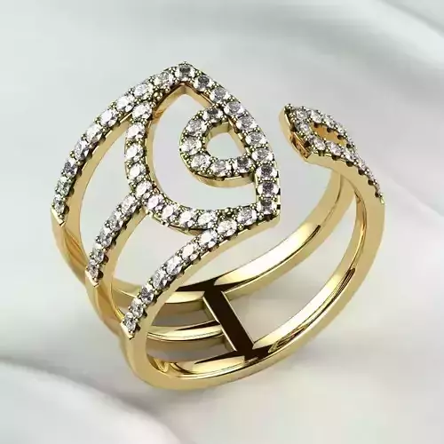 Fashion Open Gold Ring