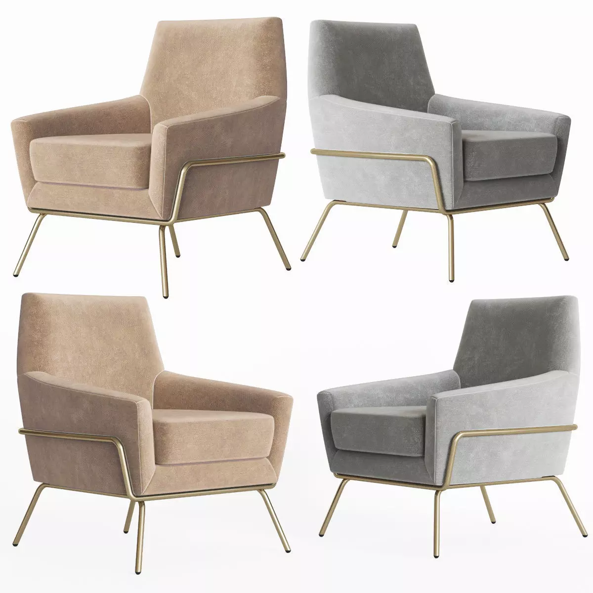 Deephouse Amsterdam Armchair 3D model
