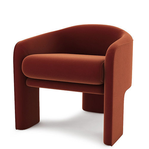 Vladimir Kagan Weiman Lounge Chair 3D model