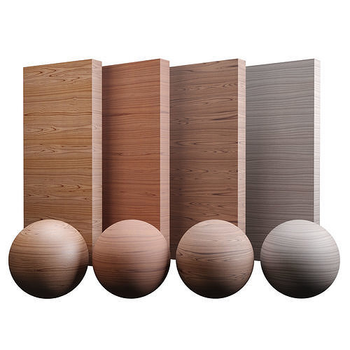 Fine Mahogany Wood Varnished Texture PBR Vray Corona Blender Texture