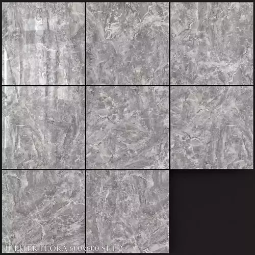 Yurtbay Seramik Jupiter Flora 600x600 Set 2 3D model
