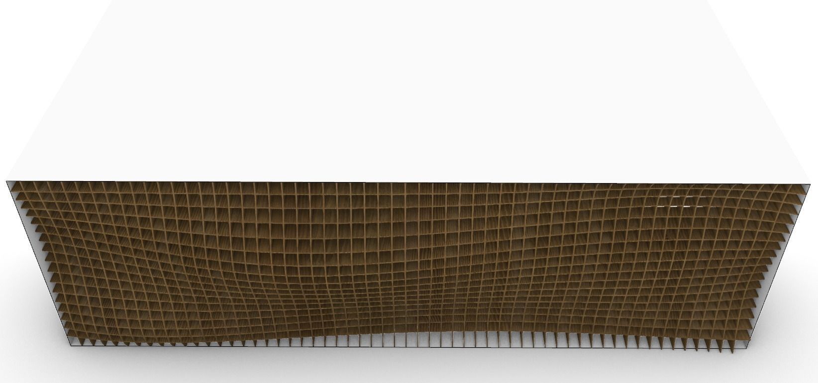 parametric waffle design facade 3D model_5