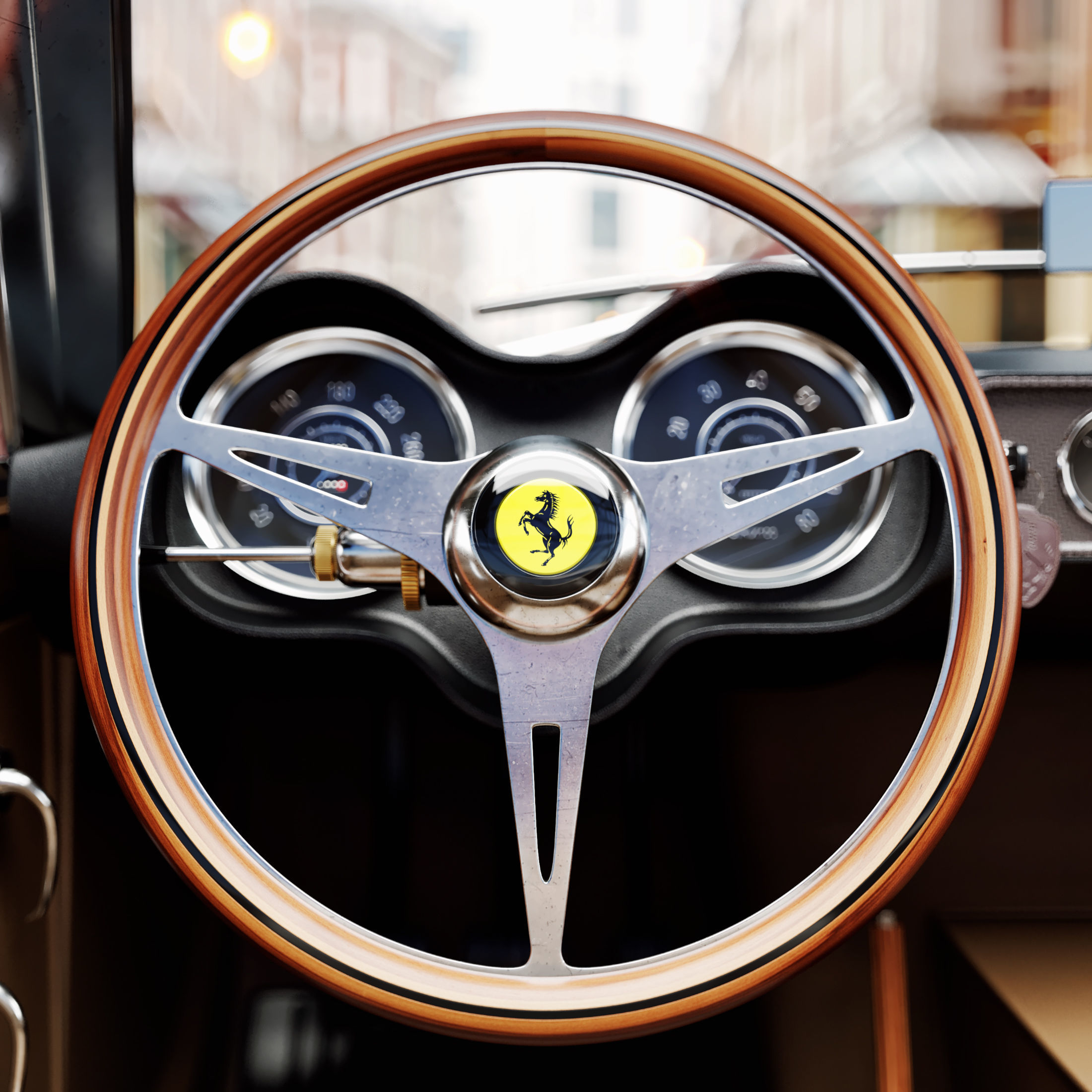 Ferrari 250 Gt Swb California Spyder  With HQ Interior 3D model_4