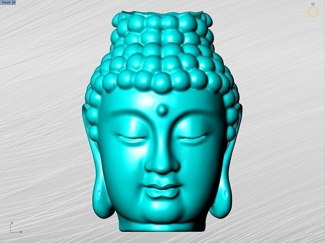 Buddha pendant - Buddha head 3D print model