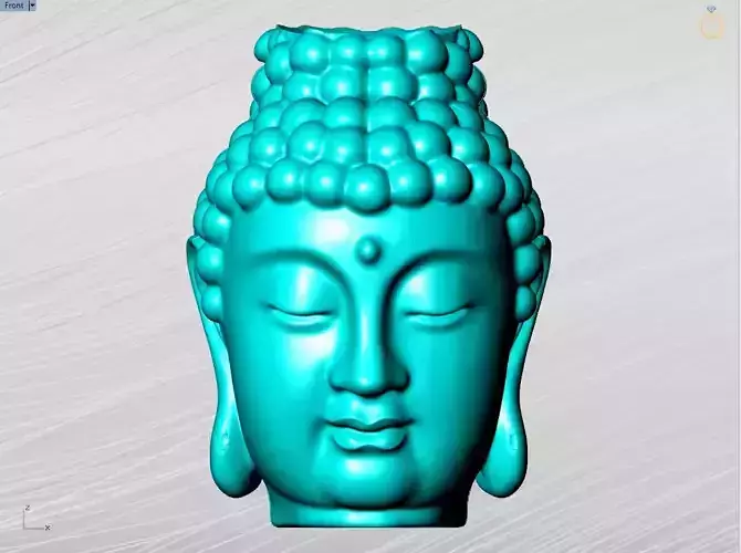Buddha pendant - Buddha head 3D print model