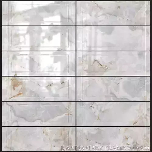 Yurtbay Seramik Karina Grey Frame 300x900