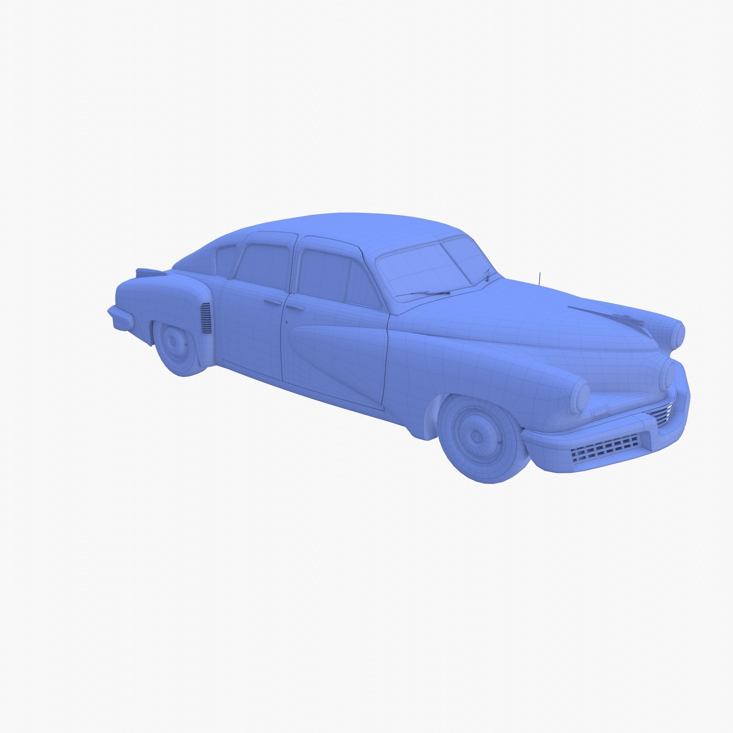 Tucker 48 Gray 3D model_29
