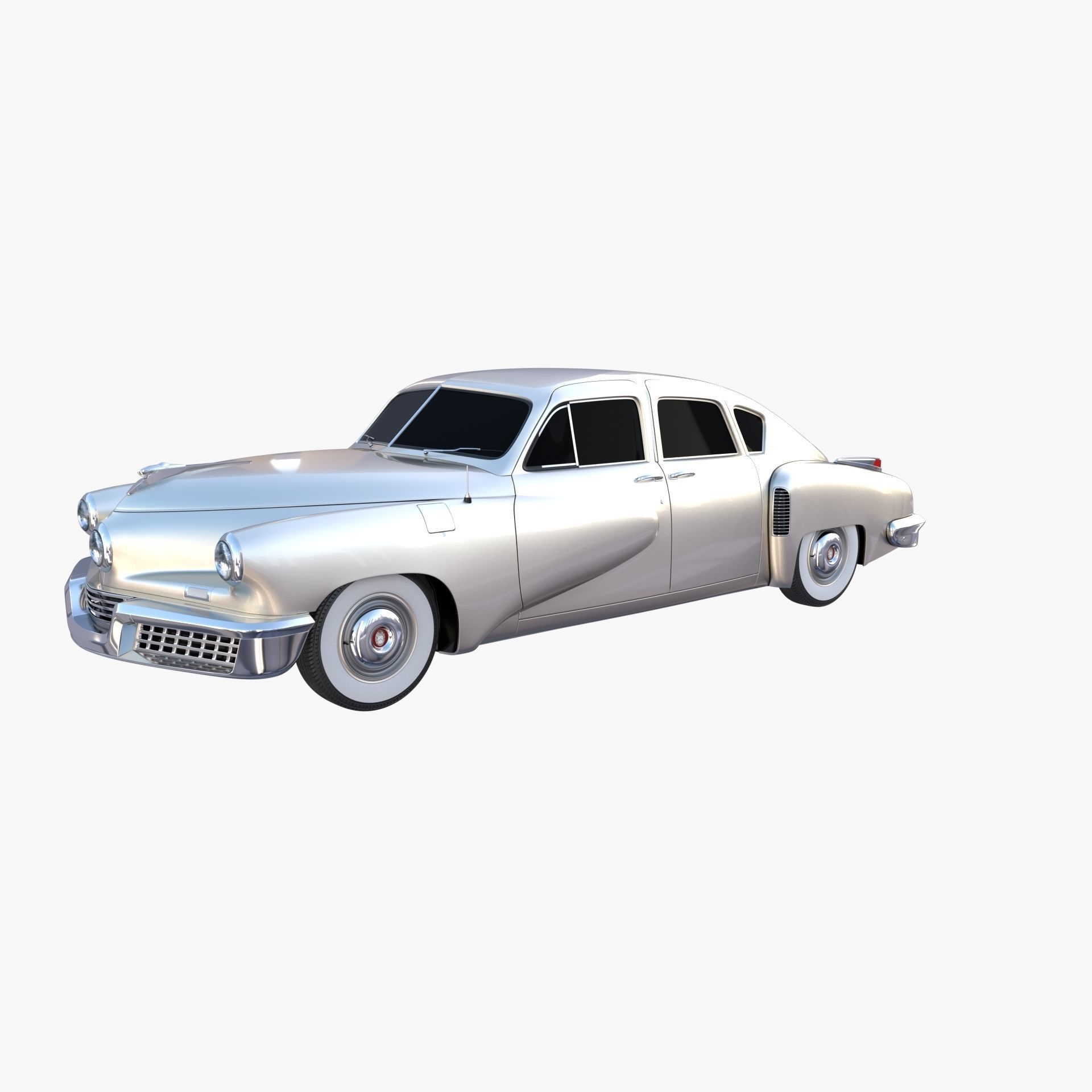 Tucker 48 Gray 3D model_3