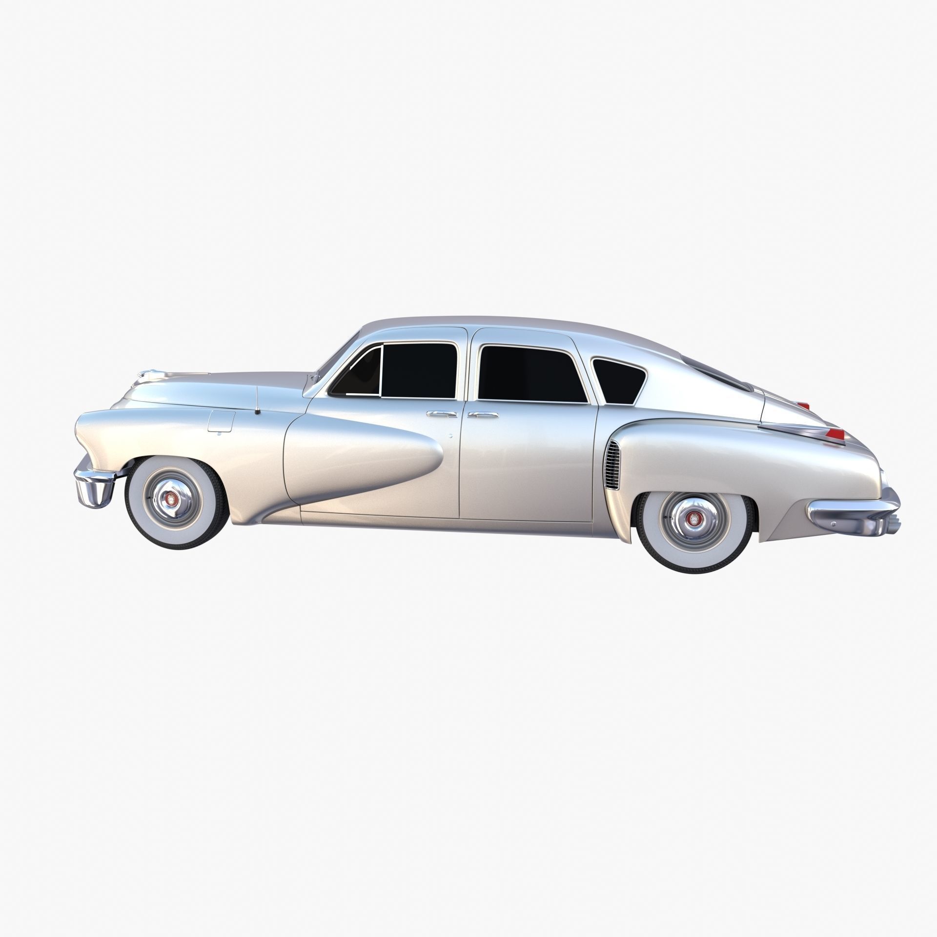 Tucker 48 Gray 3D model_4