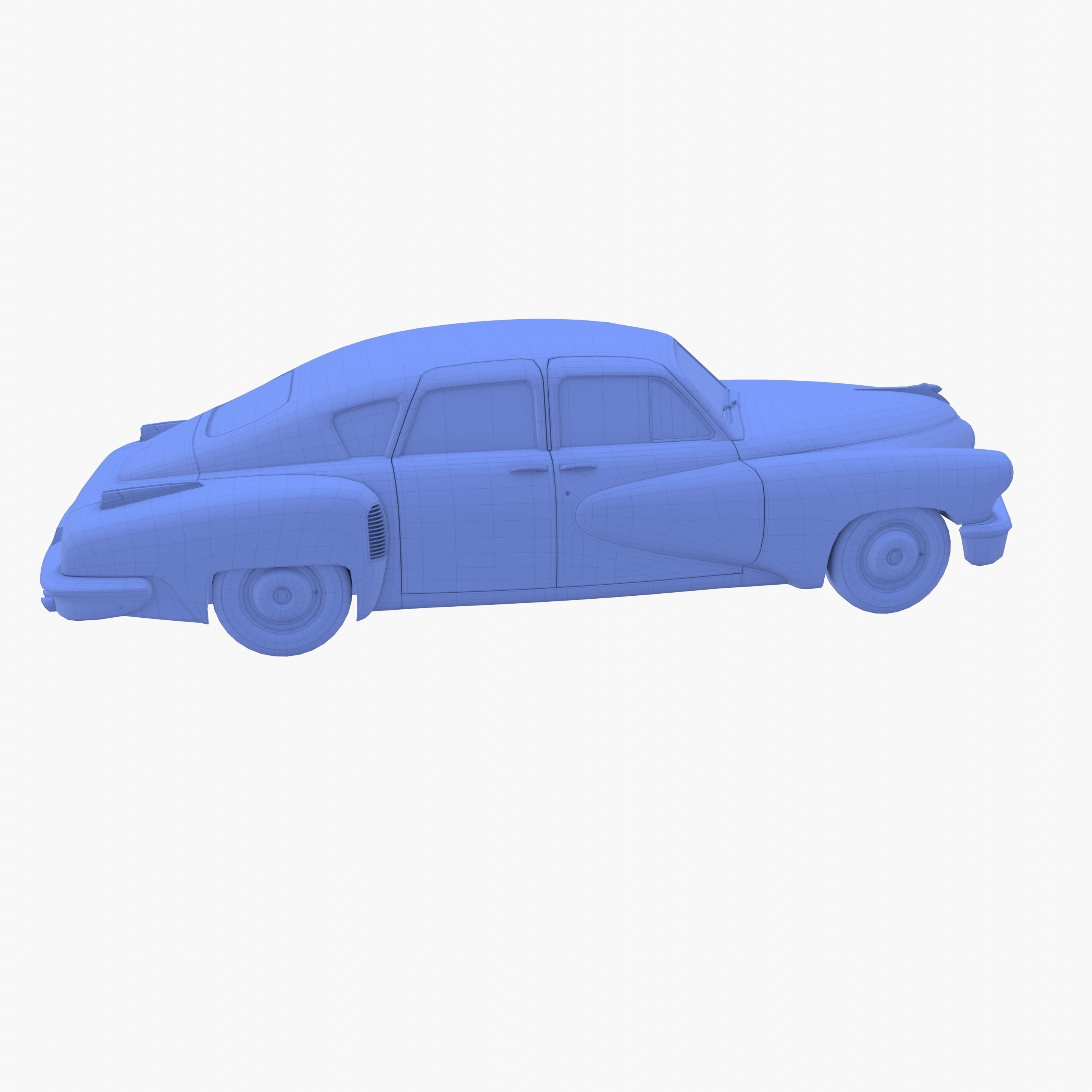 Tucker 48 Gray 3D model_28