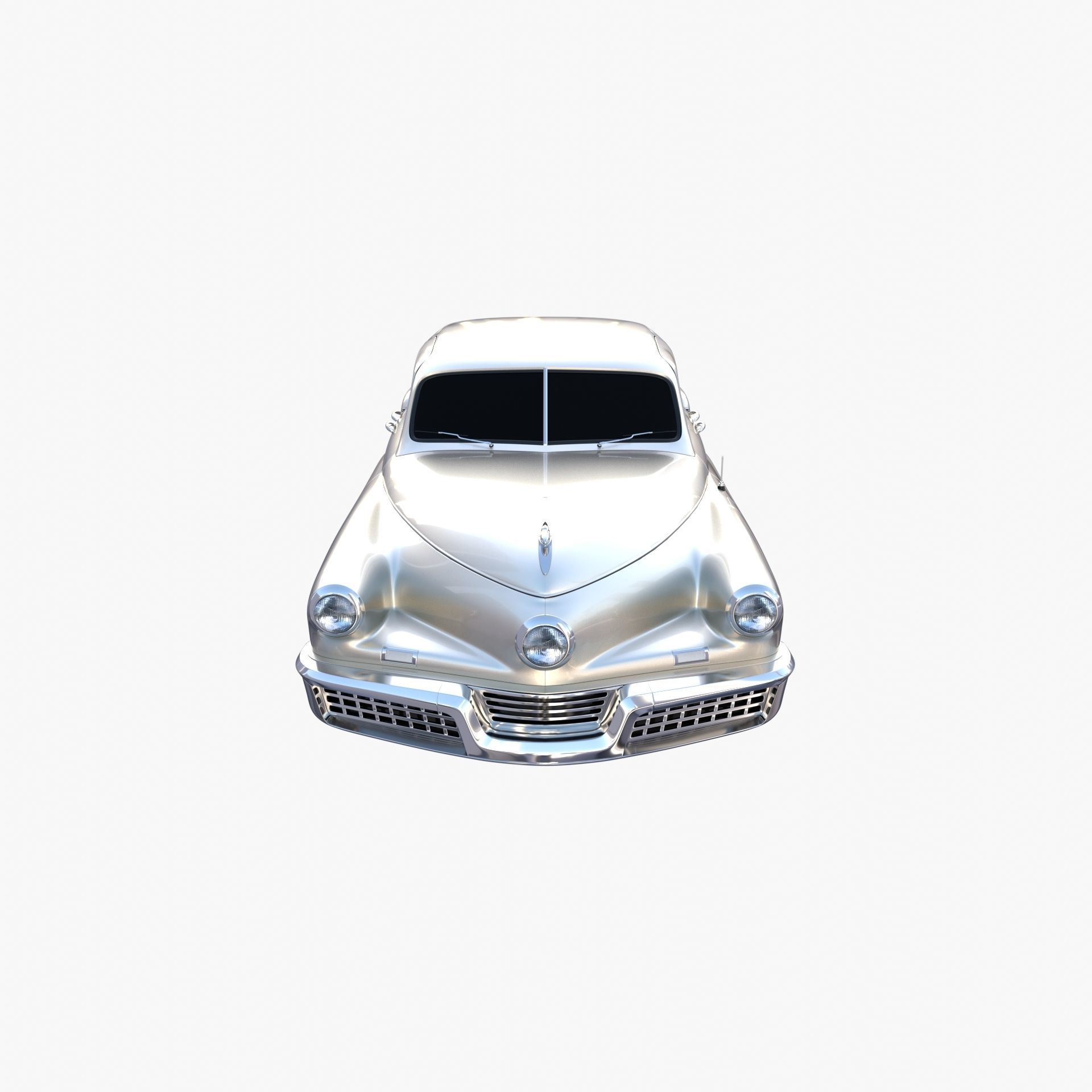Tucker 48 Gray 3D model_9