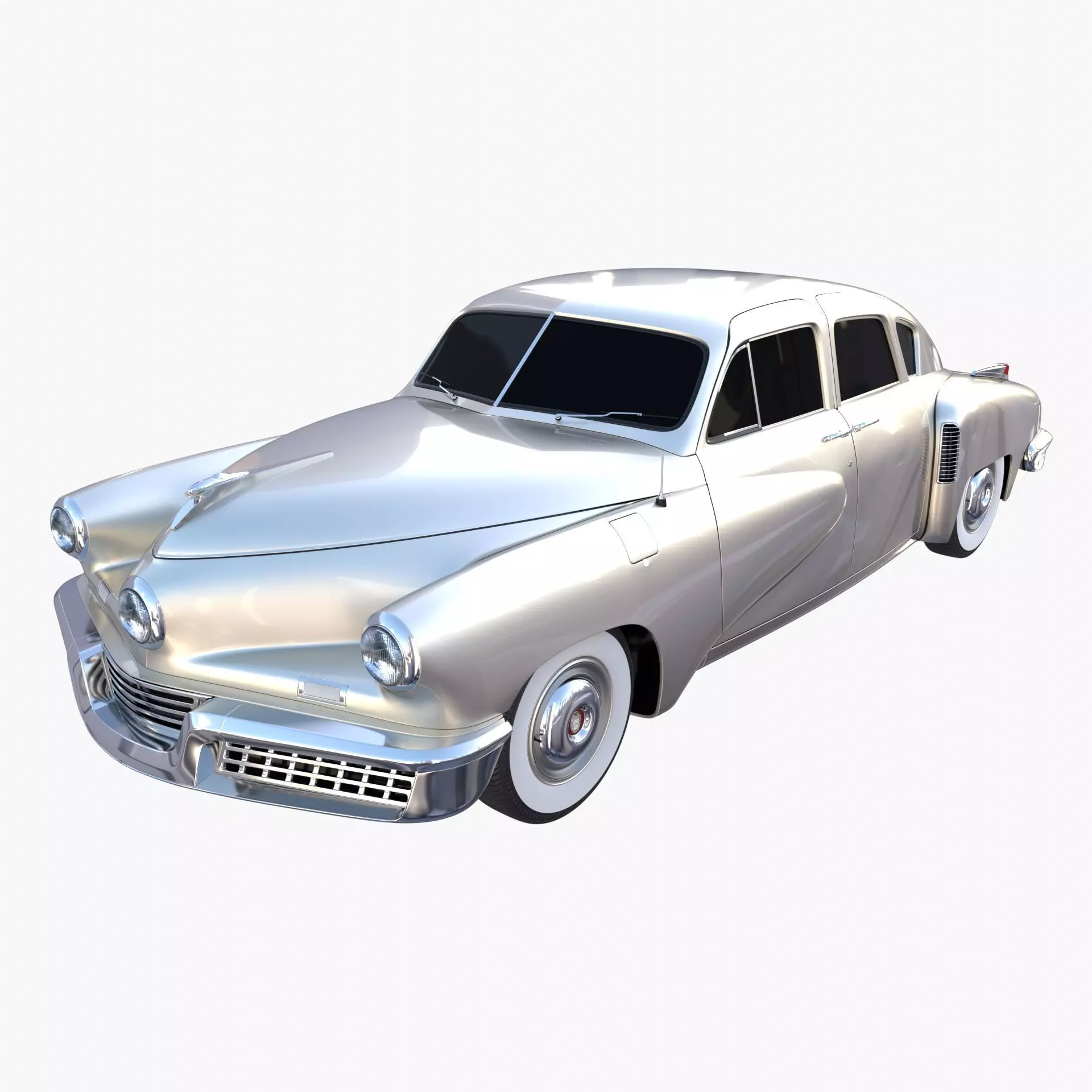 Tucker 48 Gray 3D model_0