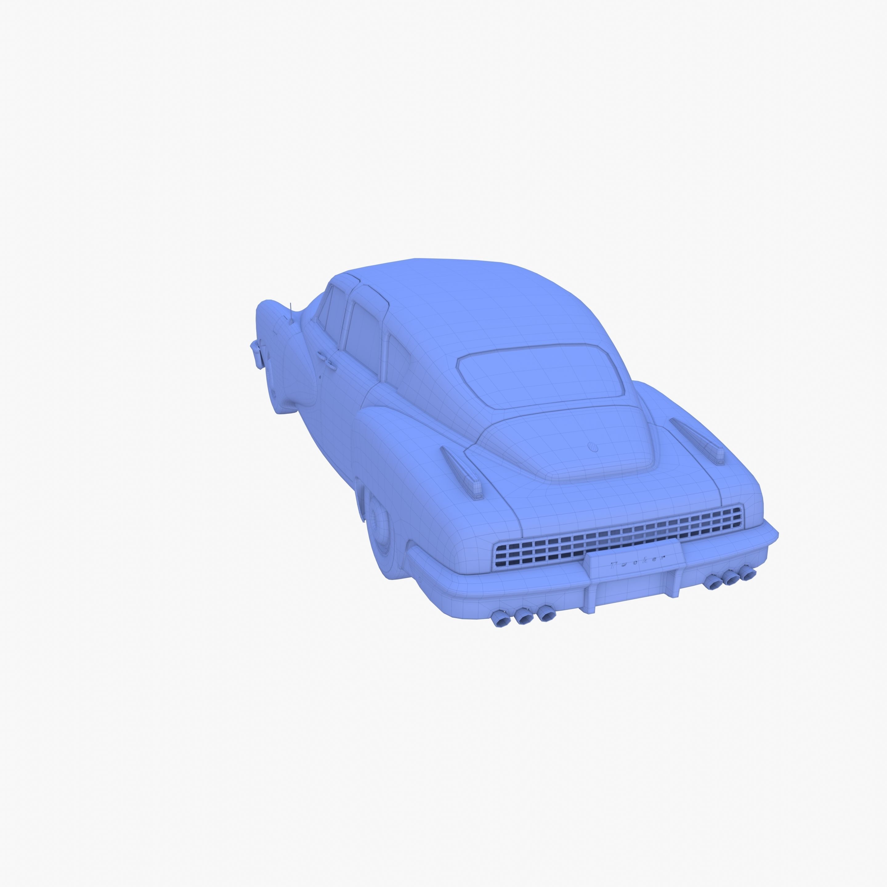 Tucker 48 Gray 3D model_26