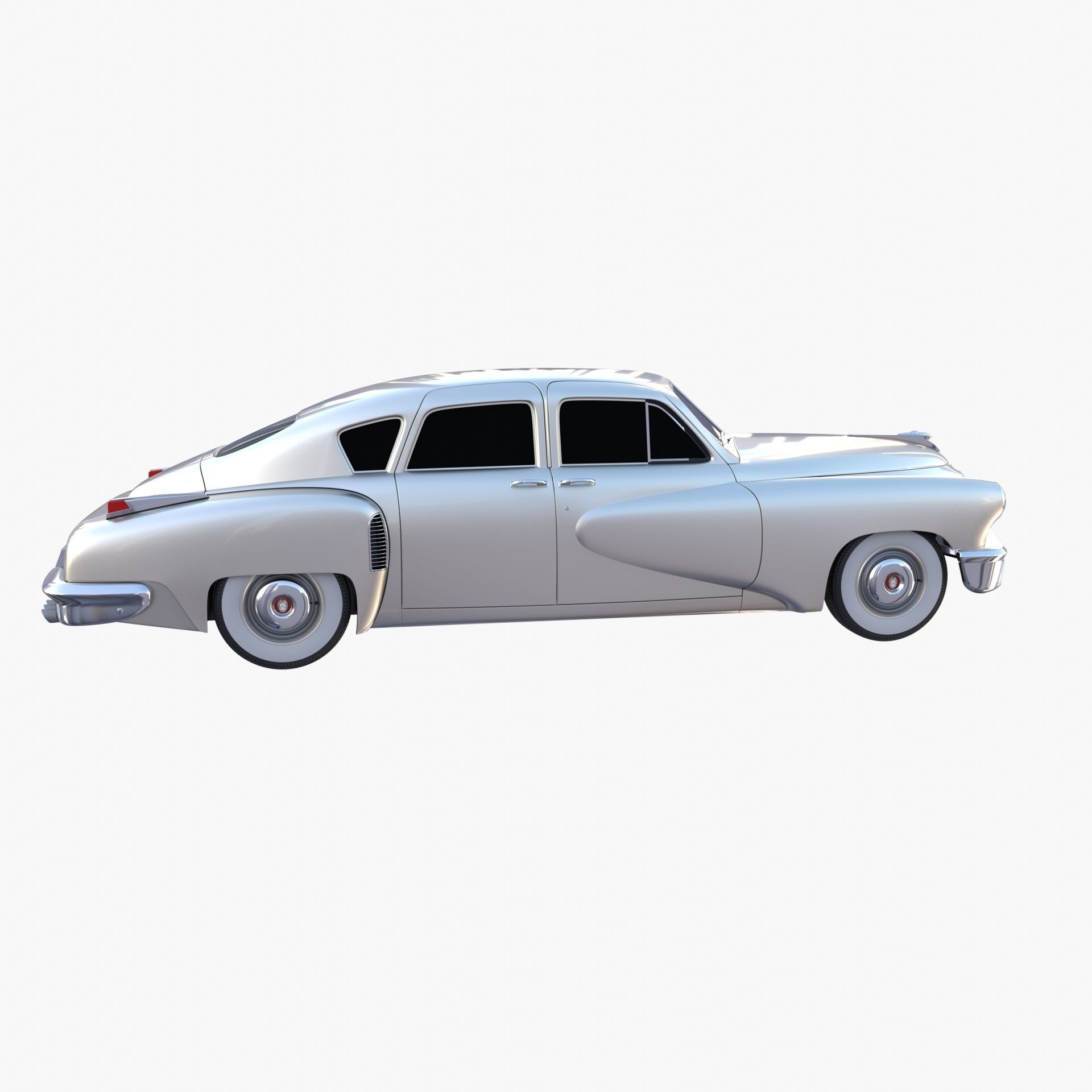 Tucker 48 Gray 3D model_7