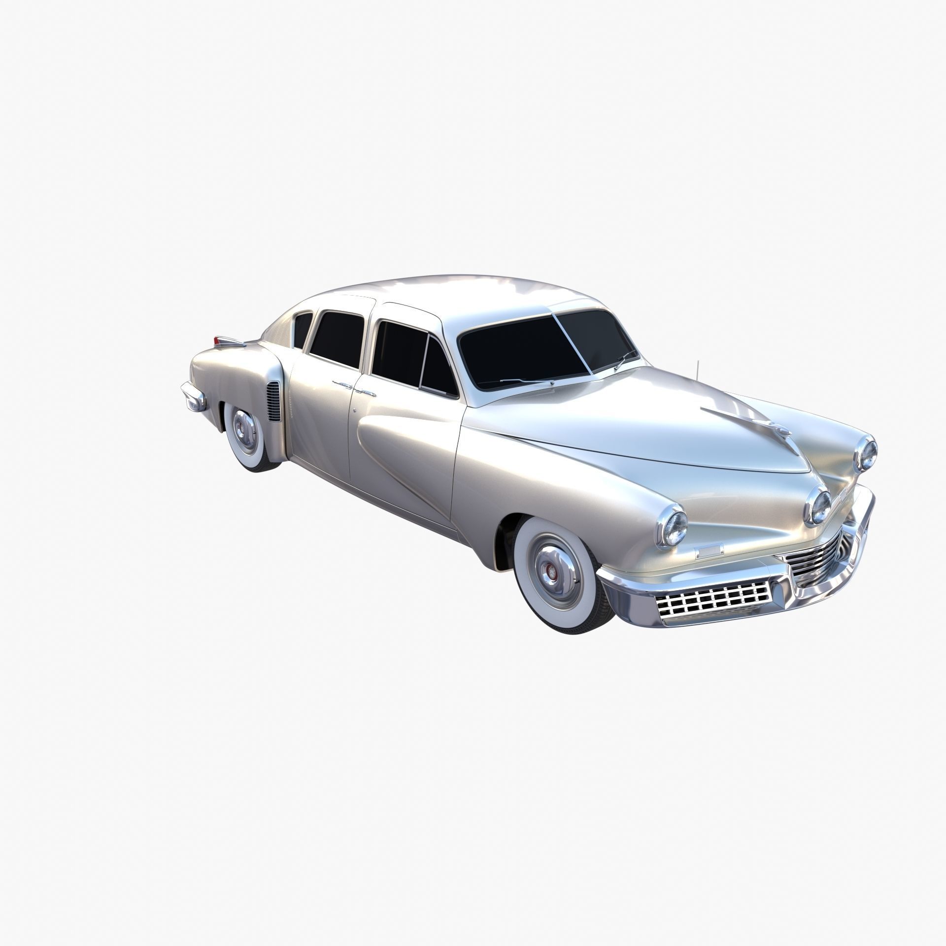 Tucker 48 Gray 3D model_15