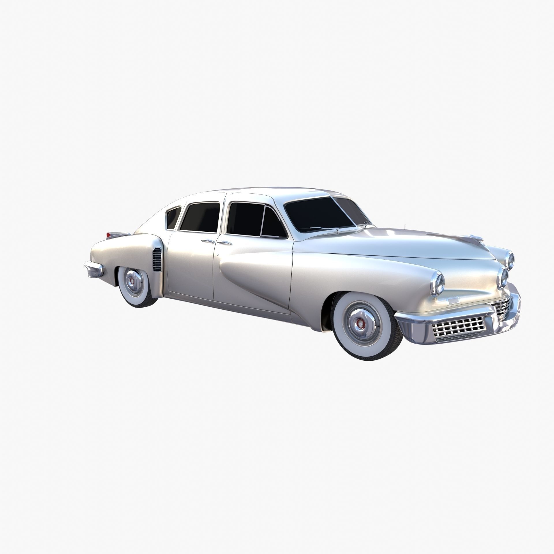 Tucker 48 Gray 3D model_8